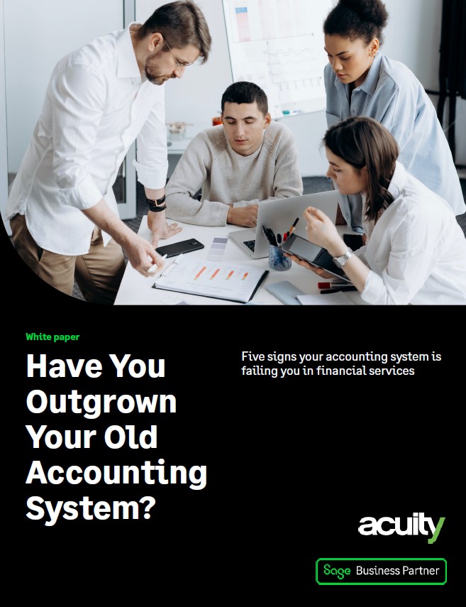 outgrown old accounting system