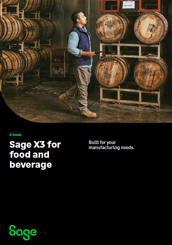 Sage x3 for Food and beverage businesses