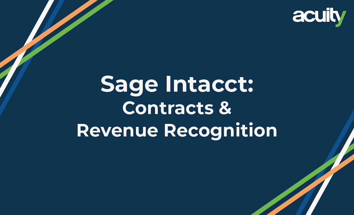 contracts and revenue recognition