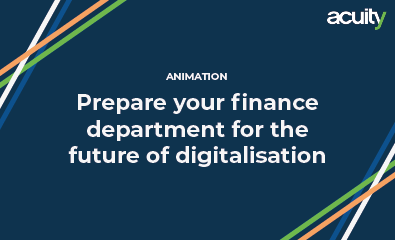 prepare your finance department for the future of digitalisation