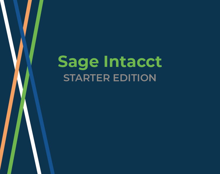 sage intacct starter edition