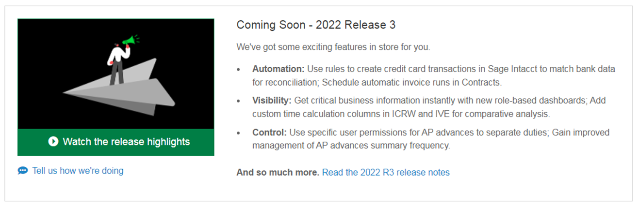 sage intacct 2022 release 3