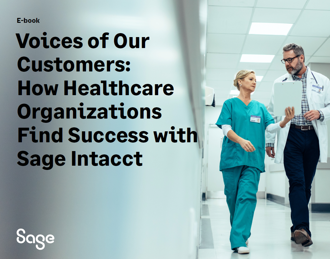 healthcare - success with sage intacct