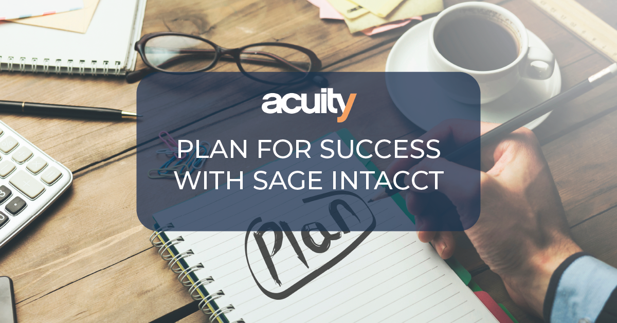 plan for success with sage intacct