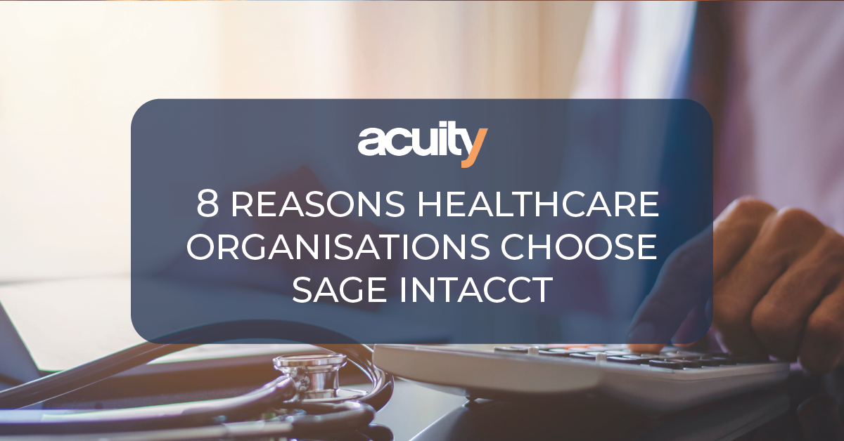 sage intacct for healthcare