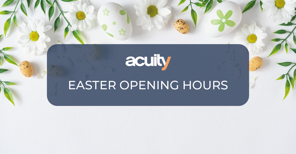 EASTER OPENING HOURS ACUITY