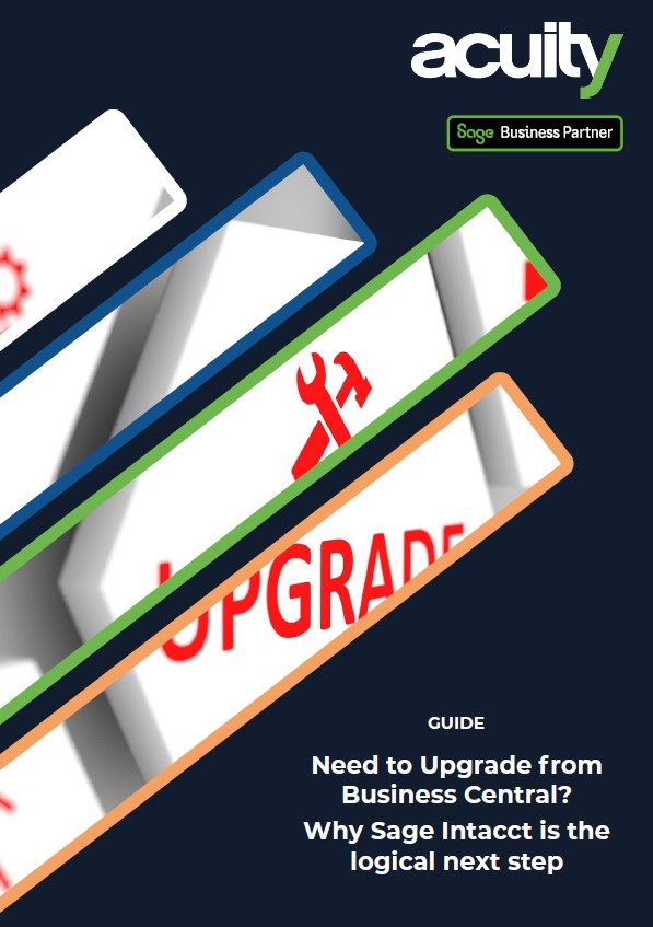 upgrade from business central to sage intacct