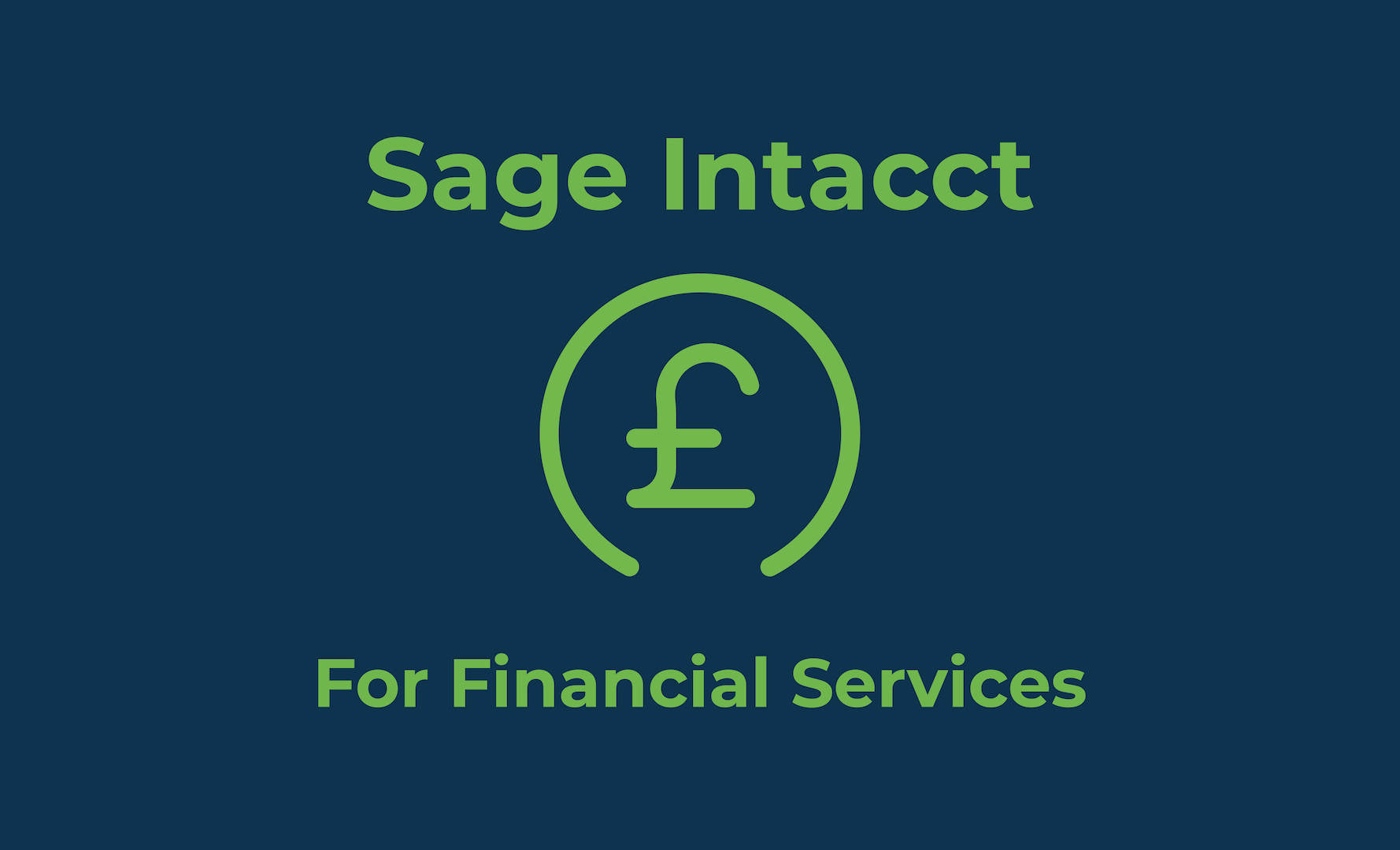 sage intacct for financial services