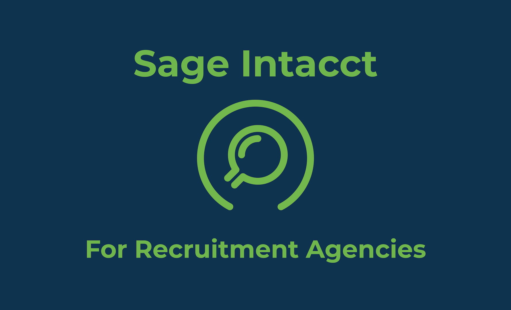 sage intacct for recruitment agencies